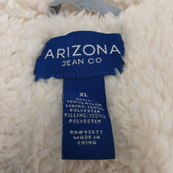 Arizona Jean Co Women's Gray Quilted Hooded Winter Jacket Size X-large NWT - Picture 12 of 13